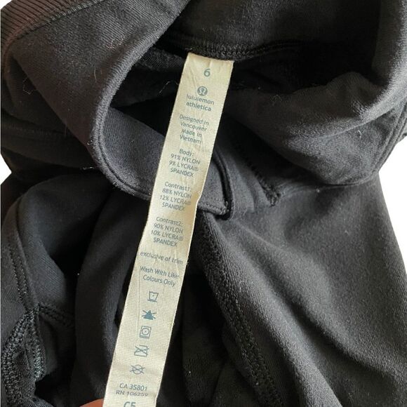 LULULEMON Star Runner Pullover Black Size 6 - Picture 12 of 12
